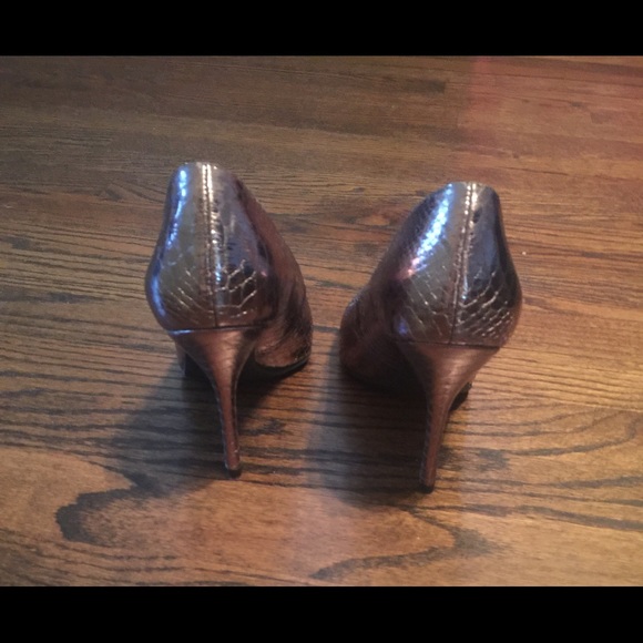Barely Worn Bronze Sam & Libby Stilettos - Picture 3 of 3
